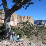 (c) Hugh THomson 2009 Hugh reading in sierra madre