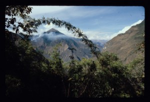 landscape near choquequirao, peru